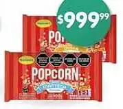 Supermercados Buenos Días Popcorn para microondas MARLOMS salado o dulce oferta