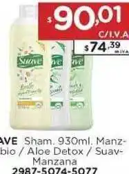 Suave Sham. Manz Rubio / Aloe Detox / Suav-Manzana 930ml