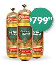 Supermercados Buenos Días Leberwurst PIAMONTESA oferta