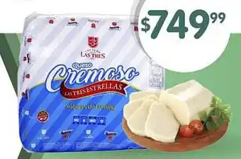 Supermercados Buenos Días Queso Cremoso LAS TRES oferta