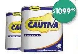 Supermercados Buenos Días Papel higiénico CAUTIVA 30 m oferta