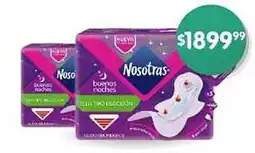 Supermercados Buenos Días Toalla femenina NOSOTRAS buenas noches con alas oferta