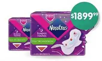 Supermercados Buenos Días Toalla femenina NOSOTRAS buenas noches con alas oferta