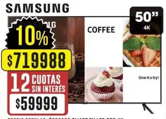 Coto Smart Samsung TV LED 50" 4K LH50BECHVGGCZB oferta