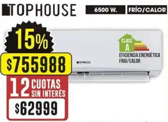Coto Tophouse Aire acondicionado split frío / calor THS65WCCR oferta