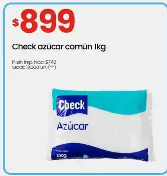 Changomas Check azúcar común 1kg oferta