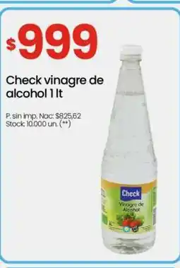 Changomas Check vinagre de alcohol 1 lt oferta