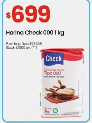 Changomas Harina Check 000 1 kg oferta