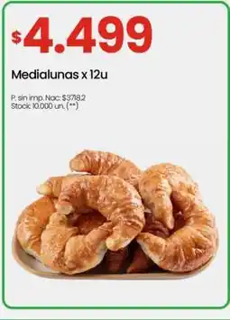 Changomas Medialunas x 12u oferta