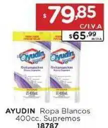Hipermay Ayudin Ropa Blancos Supremos 400cc. oferta