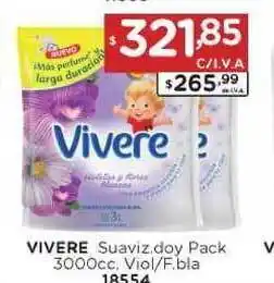 Hipermay Vivere Suaviz. doy Pck Viol/F.bla 3000cc. oferta