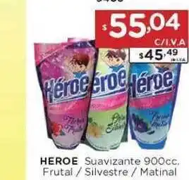 Hipermay Heroe Suavizante Frutal / Silvestre / Matinal 900cc. oferta