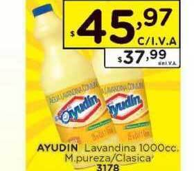Hipermay Ayudin Lavandina M Pureza/Clasica 1000cc oferta