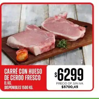 Supermercados Vea CARRÉ CON HUESO DE CERDO FRESCO oferta