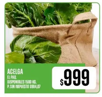 Supermercados Vea Acelga oferta