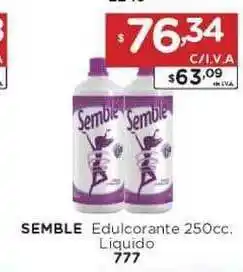 Hipermay Semble Edulcorante Liquido 250cc oferta