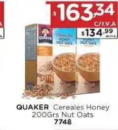 Hipermay Quaker Cereales Honey Nut Oats 200grs oferta