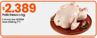 Changomas POLLO FRESCO X KG oferta