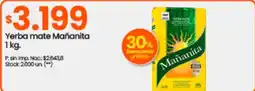 Changomas Yerba mate Mañanita 1 kg oferta