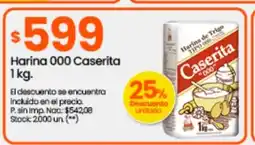 Changomas Harina 000 Caserita 1 kg oferta
