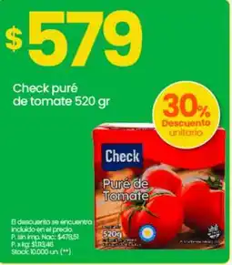 Changomas Check puré de tomate 520 gr oferta