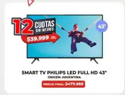 Supermayorista Vital SMART TV PHILIPS LED FULL HD 43 oferta