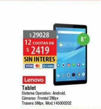 Casa Silvia Lenovo Tablet oferta