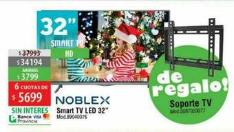 Casa Silvia Noblex Smart Tv Led 32 oferta