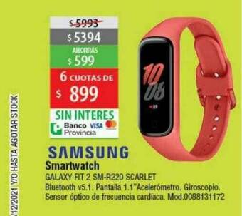 Casa Silvia Samsung Smartwatch oferta
