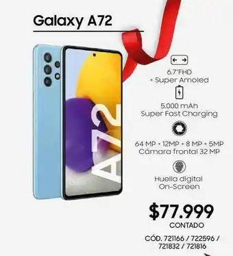 Coppel Galaxy A72 oferta