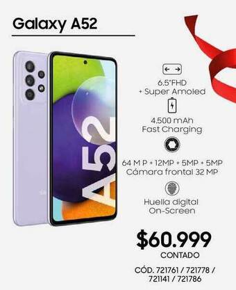 Coppel Galaxy A52 oferta
