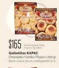 Jumbo Kapac Galletitas x 200gr oferta