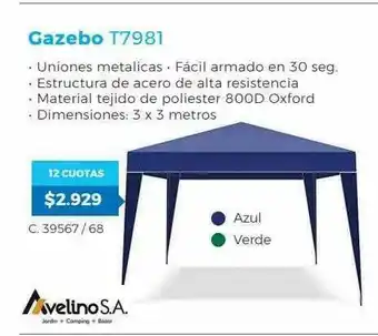 Gazebo T7981 Avelinos.a.