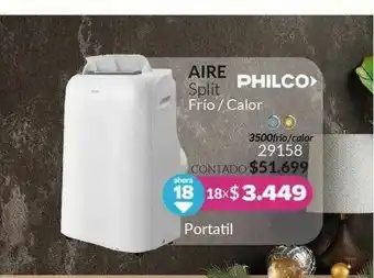 Petenatti Hogar Aire Split Frio Calor Philco oferta
