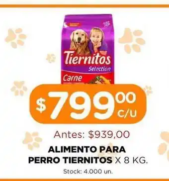 Tiernitos Alimento Para Perro x 8Kg