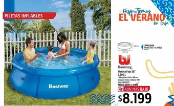 Sodimac Piscina Fast Set 2.300l Bestway oferta