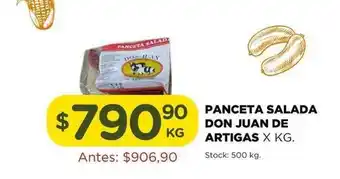 Super MAMI Do Juan De Artigas Panceta Salada x Kg oferta