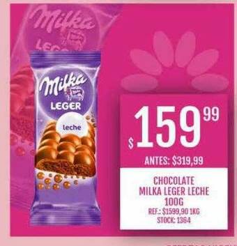 Supermercados Todo Chocolate Milka Leger Leche oferta