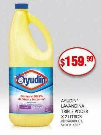 Supermercados Todo Ayudin Lavandina Triple Poder oferta