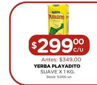 Playadito Suave Yerba x 1Kg.