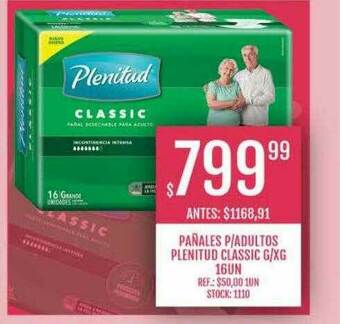 Supermercados Todo Pañales P Adultos Plenitud Classic oferta
