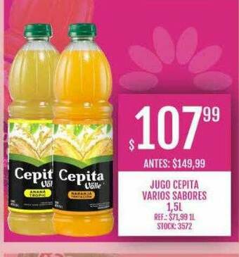 Supermercados Todo Jugo Cepita Varios Sabores oferta