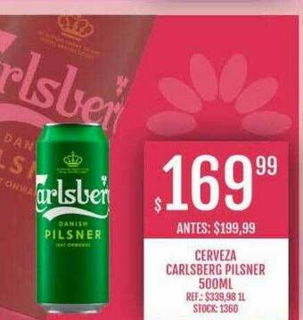 Supermercados Todo Cerveza Carlsberg Pilsner oferta