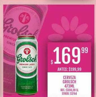 Supermercados Todo Cerveza Grolsch oferta