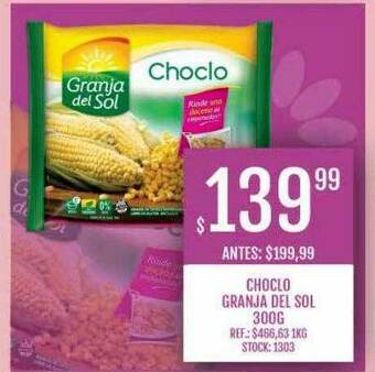 Supermercados Todo Choclo Granja Del Sol oferta