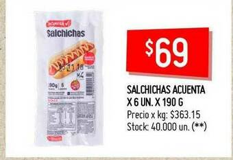 Walmart Salchichas Acuenta oferta