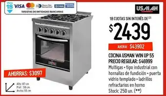 Walmart Cocina Usma Win Up 55 oferta