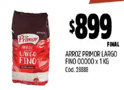 Supermercados Yaguar ARROZ PRIMOR LARGO FINO 00000 X 1 KG oferta