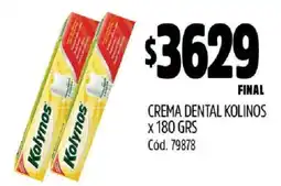 Supermercados Yaguar CREMA DENTAL KOLINOS x 180 GRS oferta