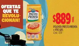 Supermercados Yaguar Polenta Presto Pronta oferta